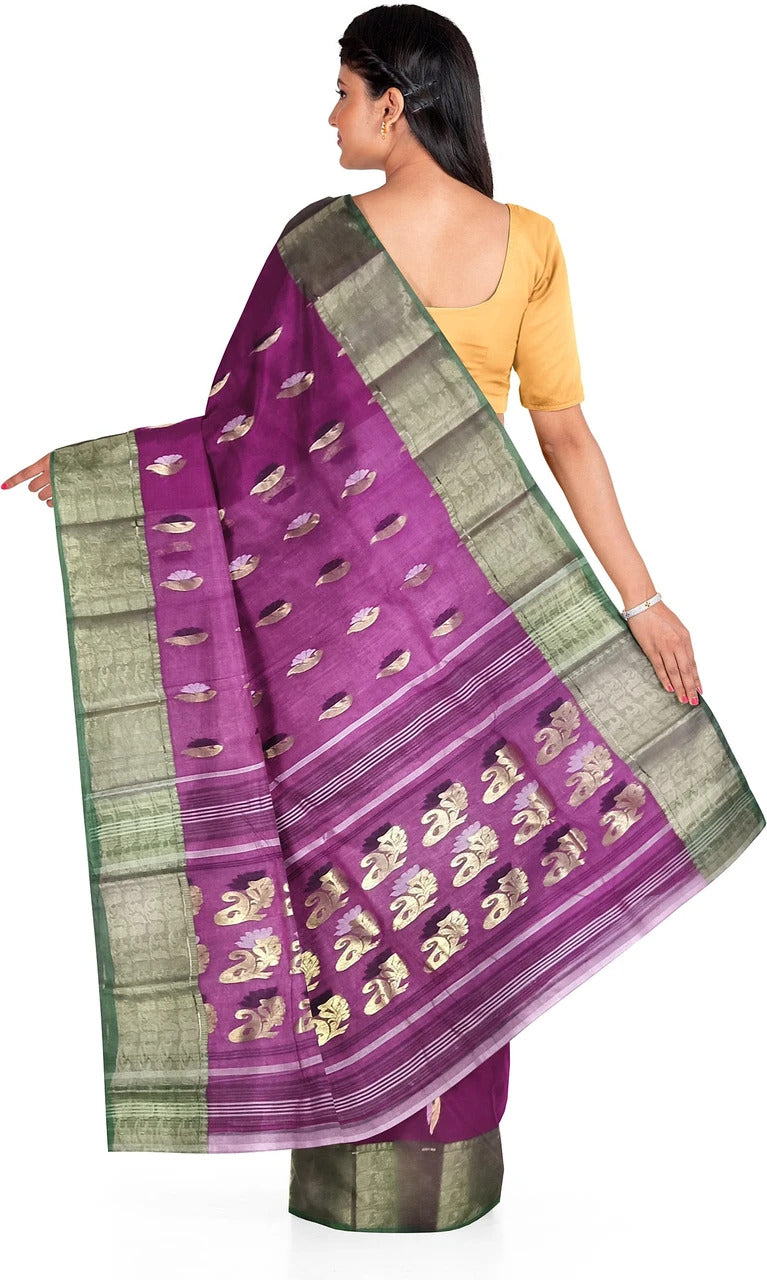 Pradip Fabrics Ethnic Women's Tant Cotton Saree