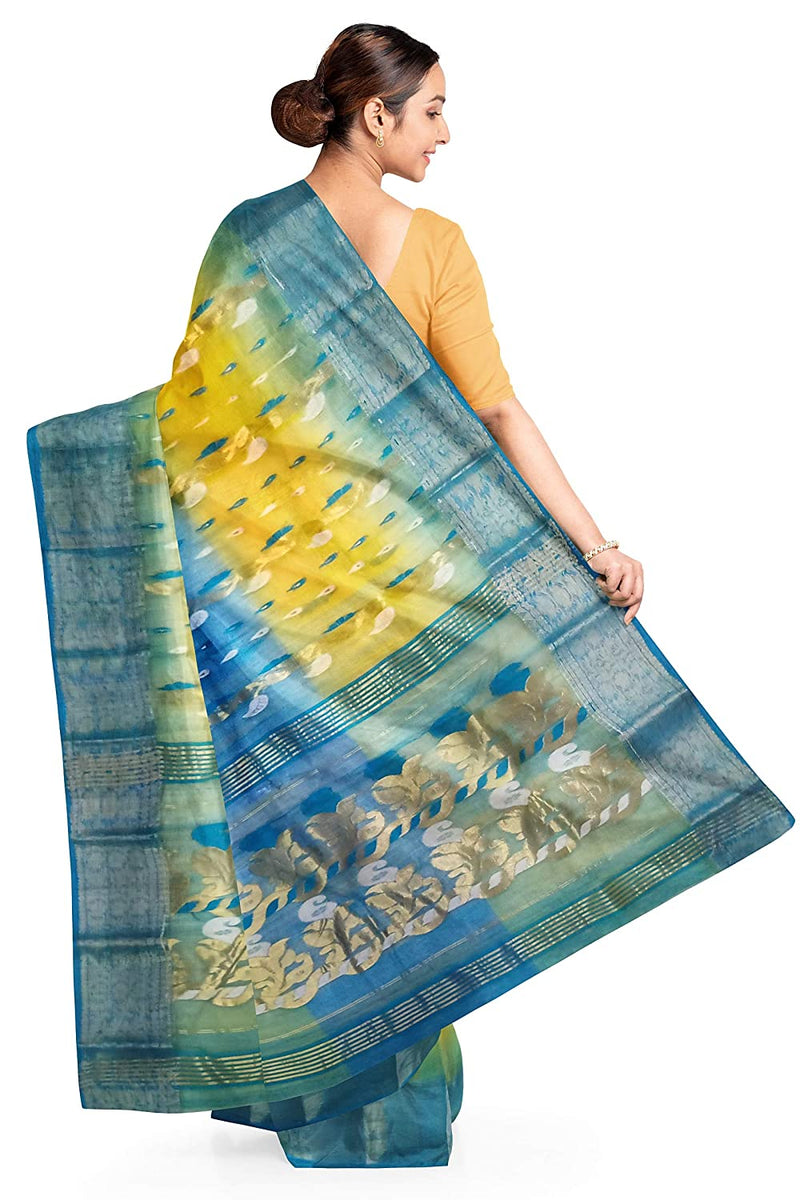 Pradip Fabrics Woven Bollywood Silk Blend Saree 