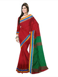 Pradip Fabrics Ethnic Women's Bengal Tant Silk Saree 