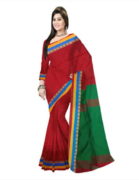 Pradip Fabrics Ethnic Women's Bengal Tant Silk Saree 