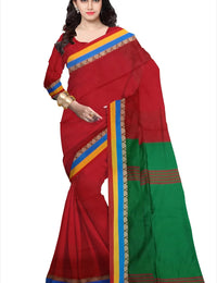 Pradip Fabrics Ethnic Women's Bengal Tant Silk Saree 