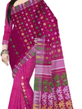 Pradip Fabrics Ethnic Women's Tant Cotton Dhakai Jamdami Saree