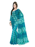 Pradip Fabrics Ethnic Women's Tant Cotton Dhakai Jamdami Saree