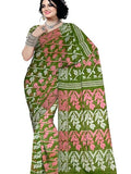 Pradip Fabrics Ethnic Women's Tant Cotton Dhakai Jamdami Saree