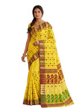 Pradip Fabrics Ethnic Women's Tant Cotton Dhakai Jamdami Saree