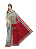 Pradip Fabrics Ethnic Women's Bengal Tant Silk Saree 