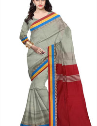 Pradip Fabrics Ethnic Women's Bengal Tant Silk Saree 