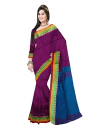 Pradip Fabrics Ethnic Women's Bengal Tant Silk Saree 