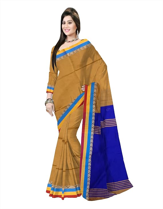 Pradip Fabrics Ethnic Women's Bengal Tant Silk Saree 