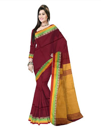 Pradip Fabrics Ethnic Women's Bengal Tant Silk Saree 