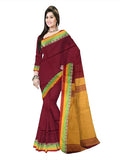 Pradip Fabrics Ethnic Women's Bengal Tant Silk Saree 