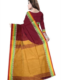 Pradip Fabrics Ethnic Women's Bengal Tant Silk Saree 