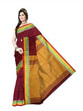 Pradip Fabrics Ethnic Women's Bengal Tant Silk Saree 