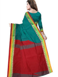 Pradip Fabrics Ethnic Women's Bengal Tant Silk Saree 
