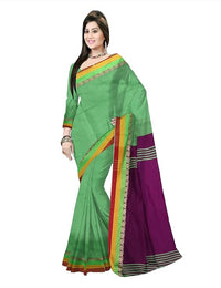 Pradip Fabrics Ethnic Women's Bengal Tant Silk Saree 