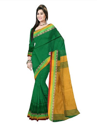 Pradip Fabrics Ethnic Women's Bengal Tant Silk Saree 