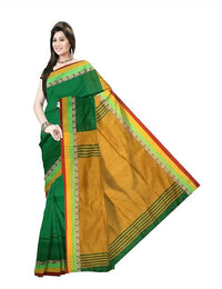 Pradip Fabrics Ethnic Women's Bengal Tant Silk Saree 