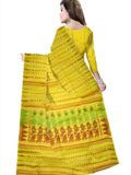 Pradip Fabrics Floral Print Tant Silk Blend Saree