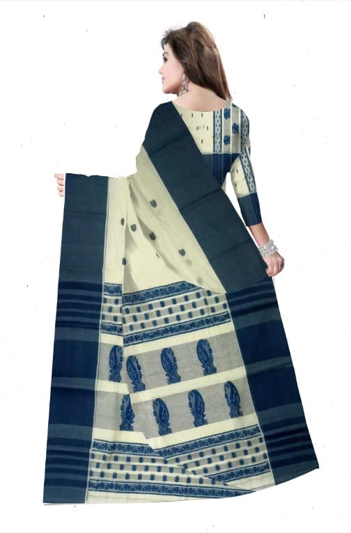 Pradip Fabrics Women's Festive Wear Ethnic Handloom Tant Saree