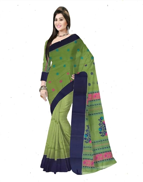 Pradip Fabrics Woven Tant Pure Cotton Saree