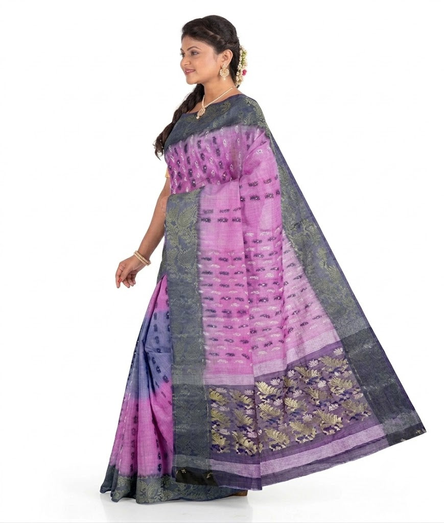 Pradip Fabrics Ethnic Women's Bengal Tant Cotton Silk Saree