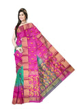 Pradip Fabrics Woven Tant Silk Blend Saree