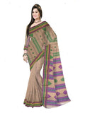 Pradip Fabrics Self Design Bollywood Pure Cotton Saree (Multicolor)