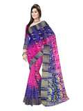 Pradip Fabrics Woven Tant Silk Blend Saree