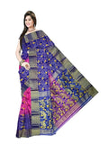 Pradip Fabrics Woven Tant Silk Blend Saree