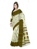 Pradip Fabrics Women's Festive Wear Ethnic Handloom Tant Saree