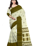 Pradip Fabrics Women's Festive Wear Ethnic Handloom Tant Saree