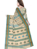 Pradip Fabrics Self Design Bollywood Pure Cotton Saree (Multicolor)