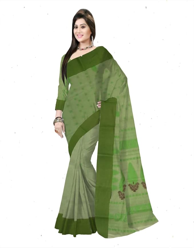Pradip Fabrics Woven Tant Pure Cotton Saree 