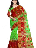 Pradip Fabrics Woven Tant Silk Blend Saree
