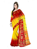 Pradip Fabrics Woven Tant Silk Blend Saree