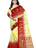 Pradip Fabrics Woven Tant Silk Blend Saree
