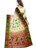 Pradip Fabrics Woven Tant Silk Blend Saree