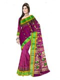 Pradip Fabrics Woven Tant Silk Blend Saree