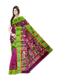 Pradip Fabrics Woven Tant Silk Blend Saree