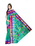 Pradip Fabrics Woven Tant Silk Blend Saree
