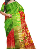 Pradip Fabrics Woven Tant Silk Blend Saree 
