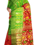 Pradip Fabrics Woven Tant Silk Blend Saree 