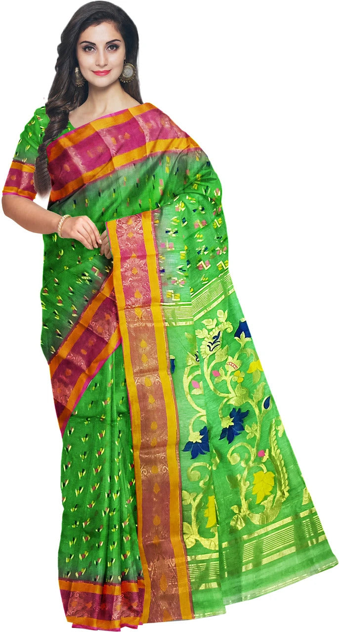 Pradip Fabrics Woven Bollywood Silk Blend Saree