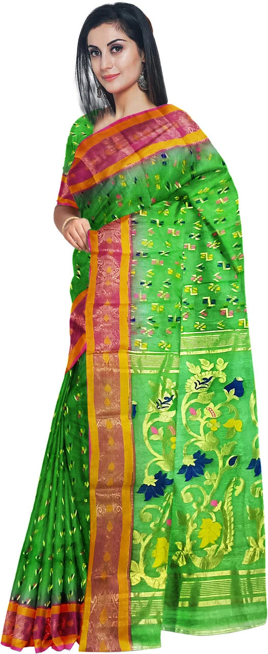 Pradip Fabrics Woven Bollywood Silk Blend Saree