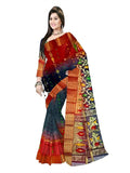 Pradip Fabrics Woven Tant Silk Blend Saree 