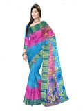 Pradip Fabrics Woven Tant Silk Blend Saree