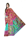 Pradip Fabrics Woven Tant Silk Blend Saree