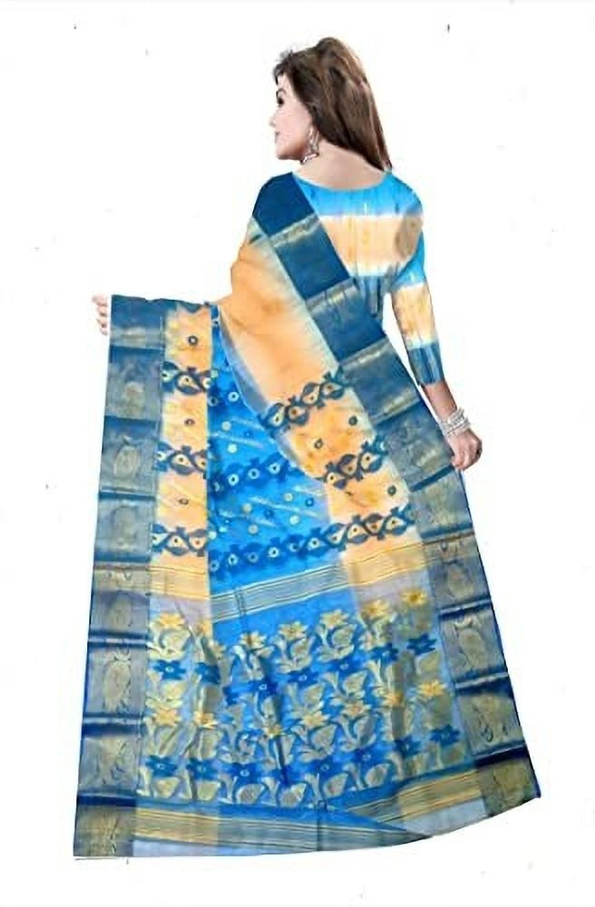 Pradip Fabrics Women's Festive Wear Ethnic Handloom Saree