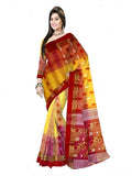 Pradip Fabrics Woven Tant Silk Blend Saree