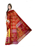 Pradip Fabrics Woven Tant Silk Blend Saree